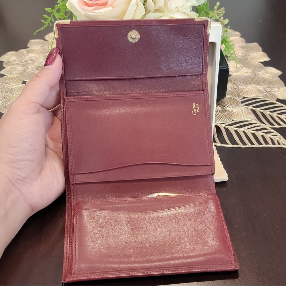 Authentic Cartier kisslock wallet - Picture 7 of 9
